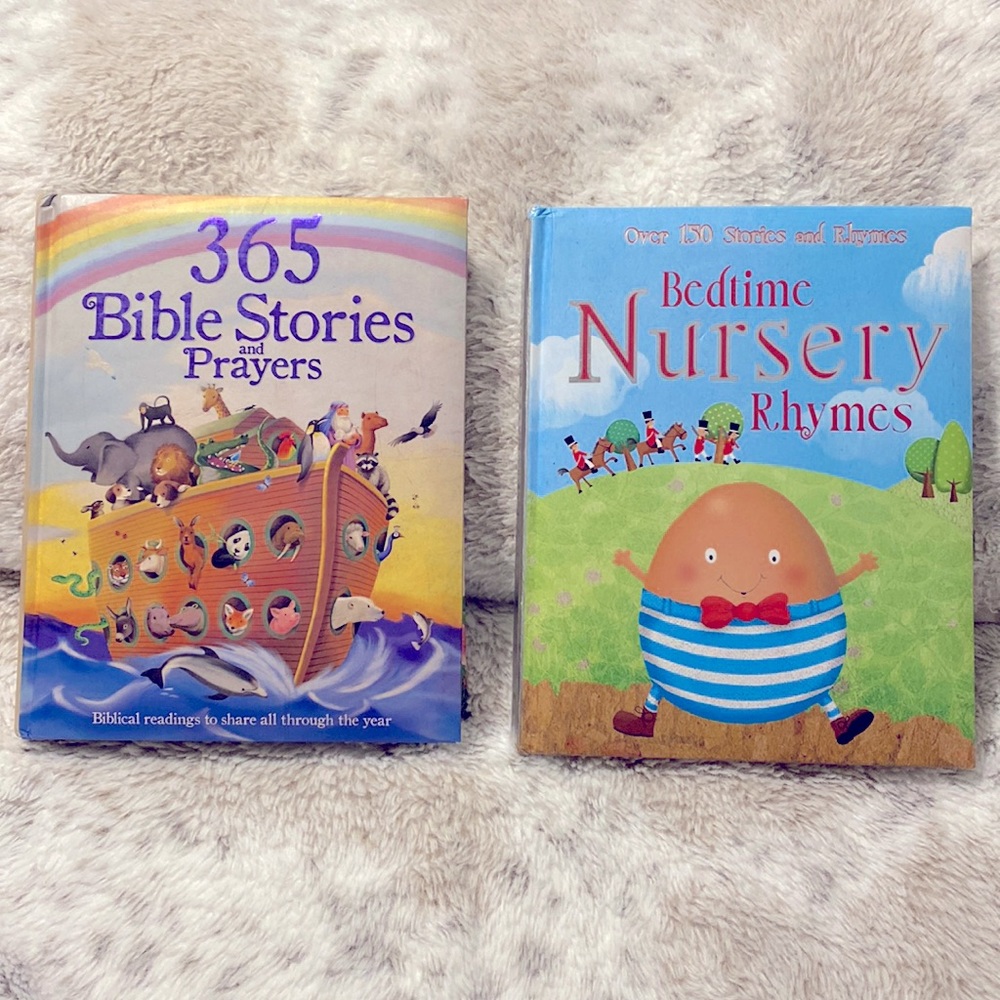 Huge Bible Stories and Prayers and Nursery Rhymes Books